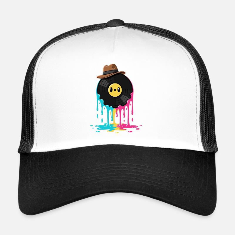 Disque vinyle Vinyle rétro Casquette trucker 