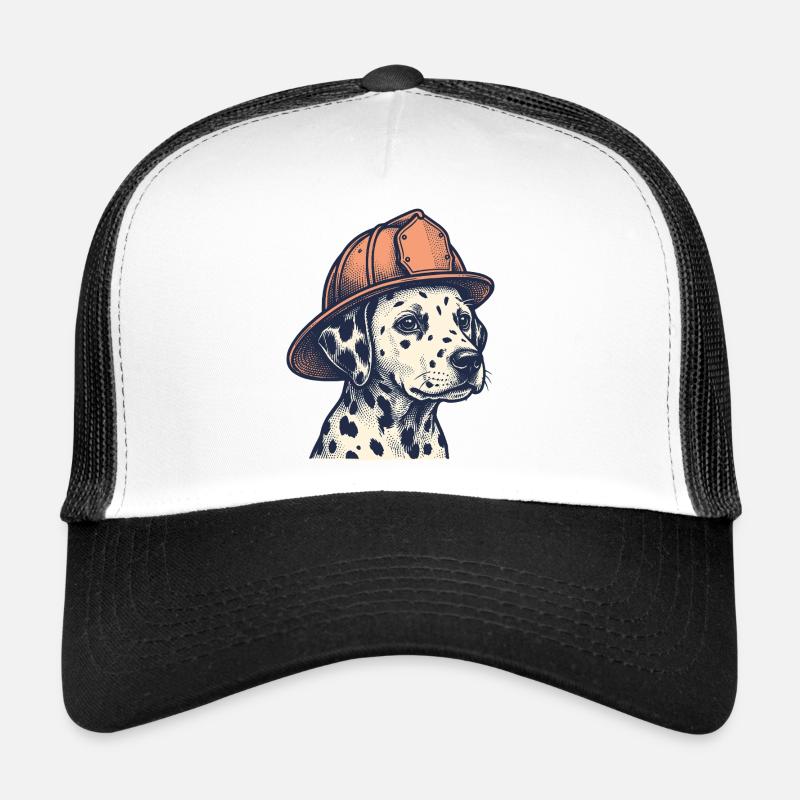 Chien de pompier dalmate vintage Casquette trucker 