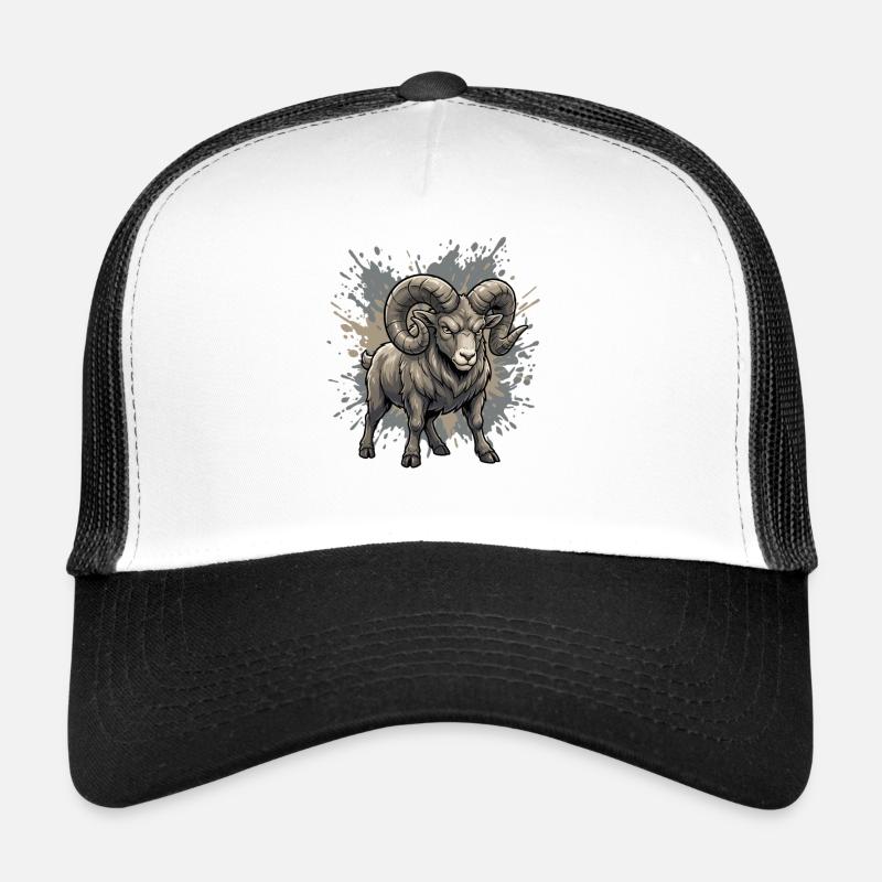 Widderkraft Graustufen Trucker Cap