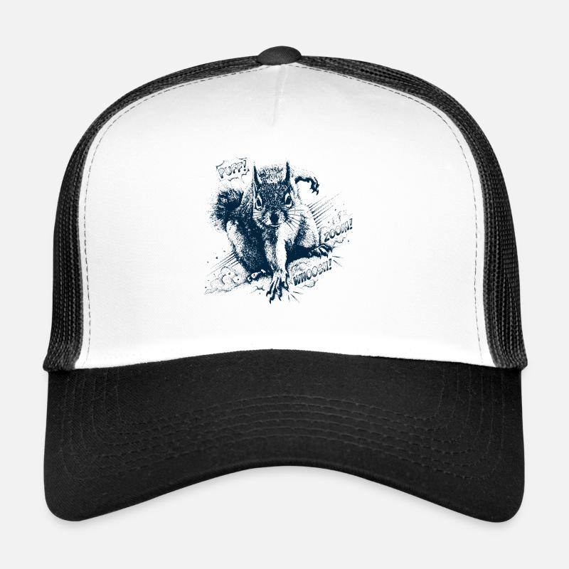 Squirrel Superhero Trucker Cap