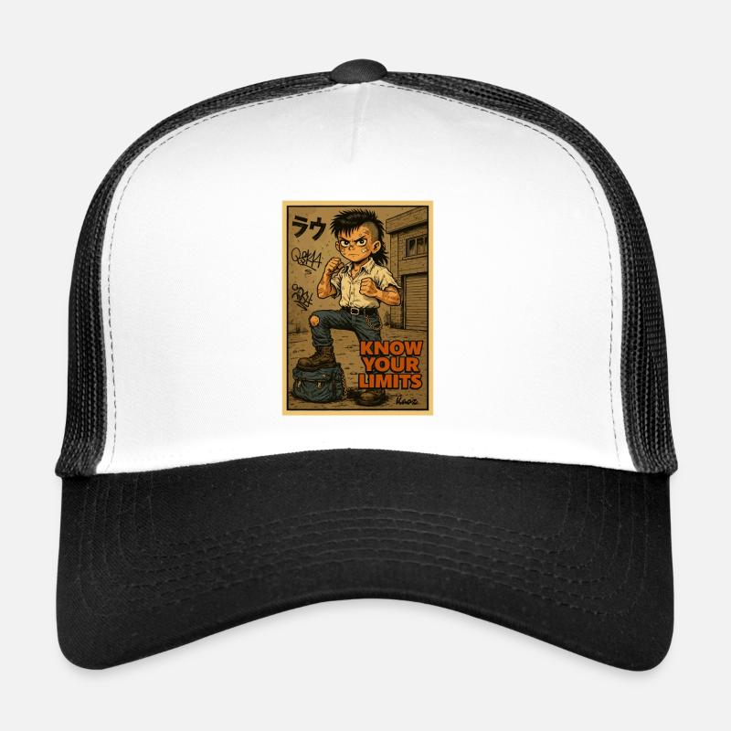 Connais tes limites gamin de la rue Casquette trucker 