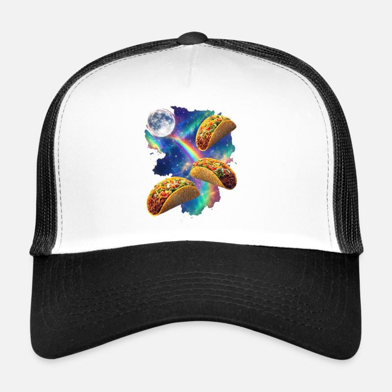 Cosmic Taco Rainbow - Trucker Cap - white/black
