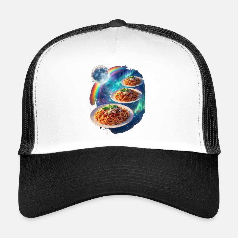 Kosmische Pasta Galaxie Trucker Cap