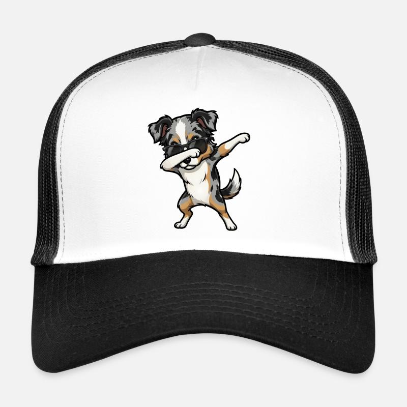 Tamponnage du Berger Australien Casquette trucker 
