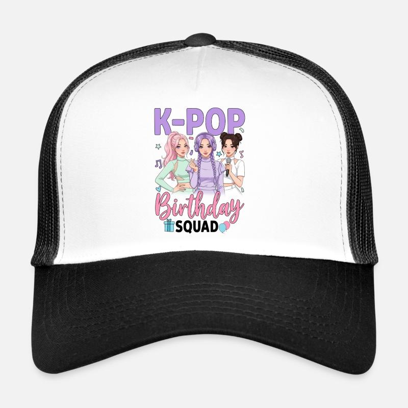 Équipe d’anniversaire K-Pop Casquette trucker 