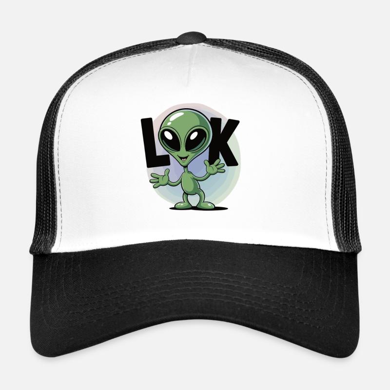 Alien T-Shirt Sci-Fi Weltraum Look Trucker Cap