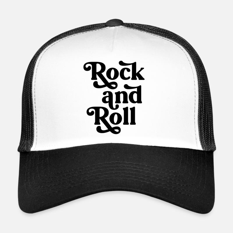 Conception typographique vintage rock and roll Casquette trucker 