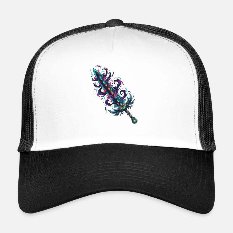 Runeblade of Shadow Magic Trucker Cap