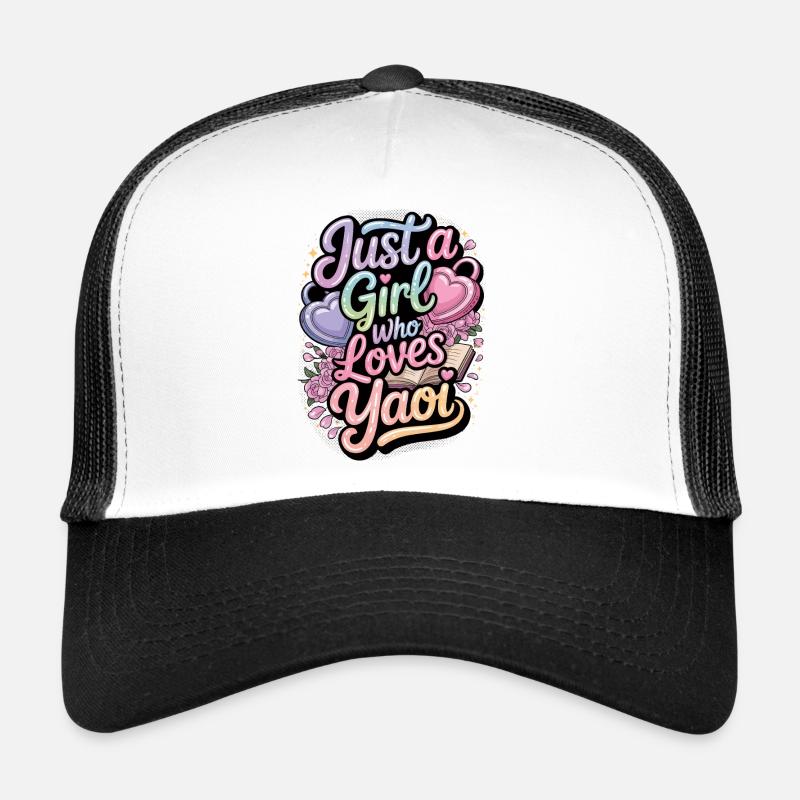Juste une fille qui aime le yaoi. Casquette trucker 