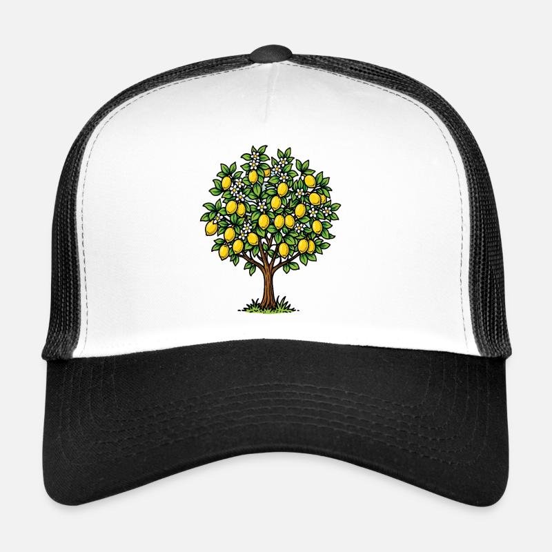 Vintage lemon tree Trucker Cap