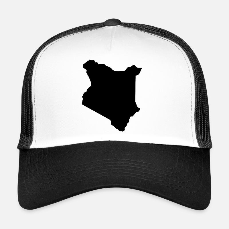 Carte du Kenya Casquette trucker 