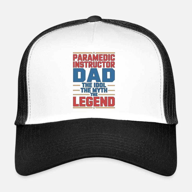 Instructeur paramédic Papa L’idole Soins d’urgence Casquette trucker 