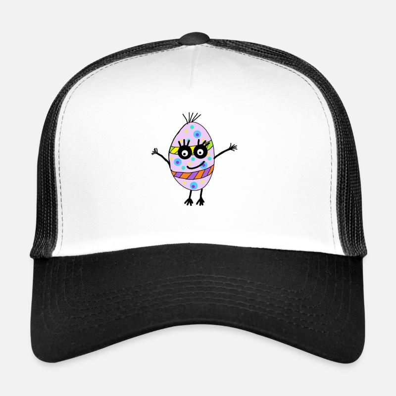 Egg Emotions Happy Easter Kids Trucker Cap