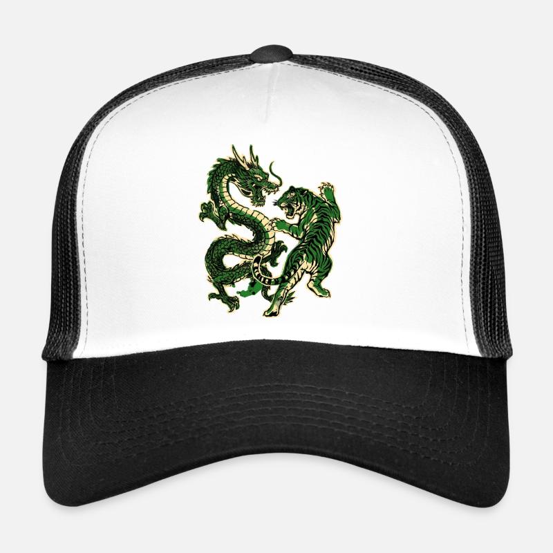 Chinesischer Drache Tiger Trucker Cap