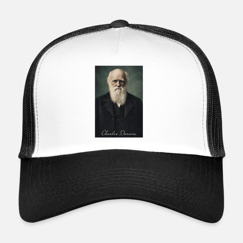 Charles Darwin Porträt Trucker Cap