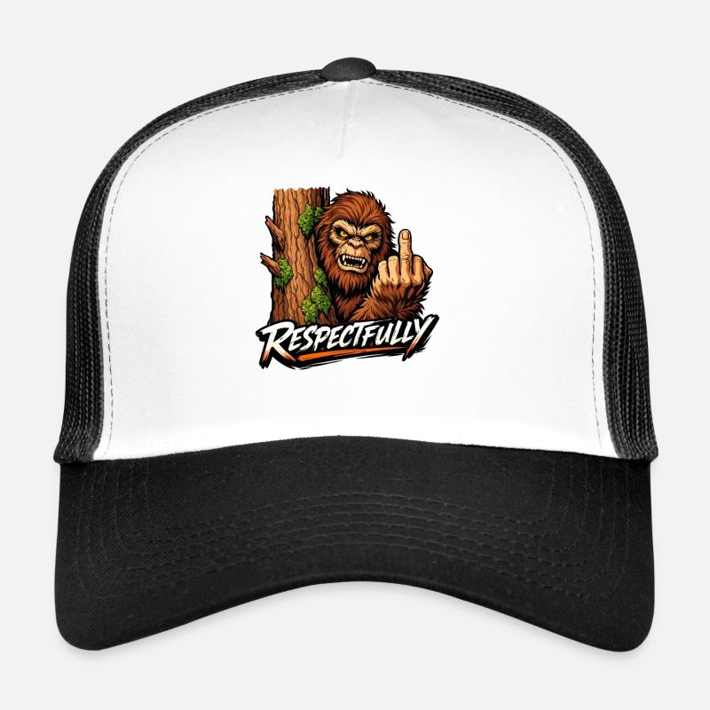 Bigfoot Sasquatch Yeti Cryptid Creatures Big Foot Trucker Cap