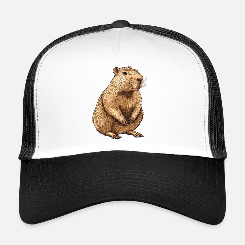 Capybara Portrait Casquette trucker 