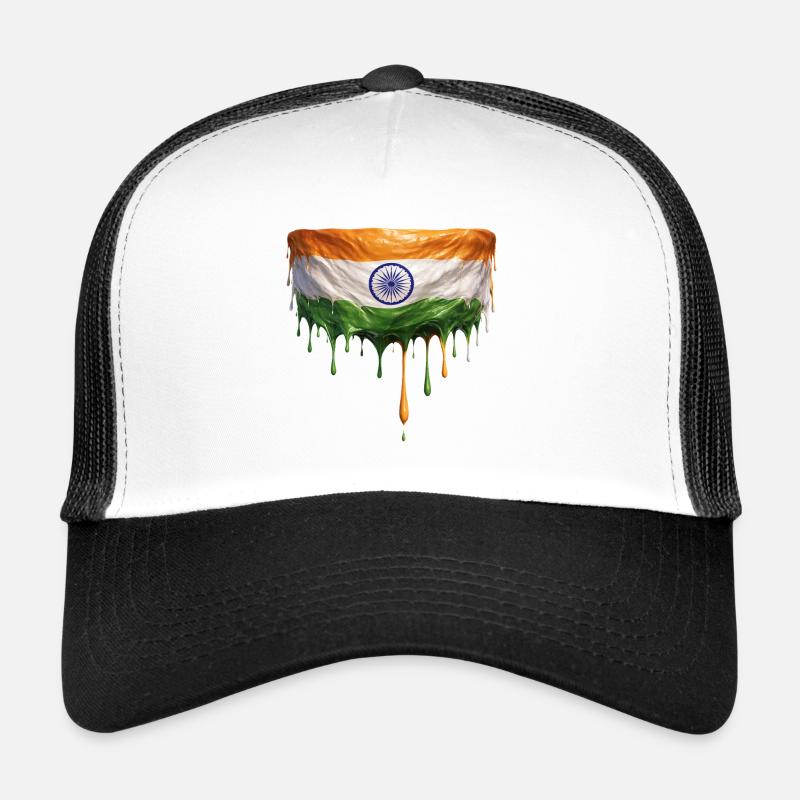 Art du drapeau indien Casquette trucker 