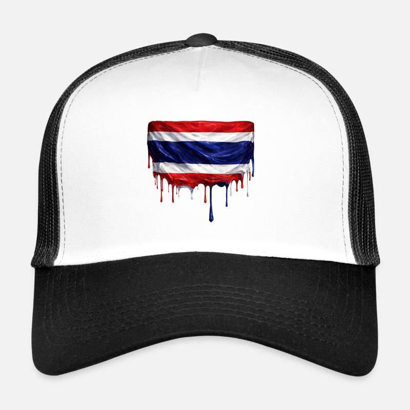 Dripping Taiwan Flag Trucker Cap