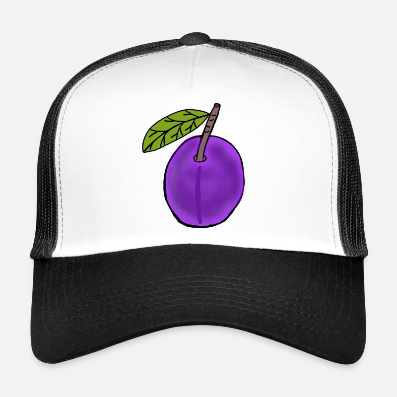 Plum Fruit Fruit Plums Hobby Gardener Trucker Cap