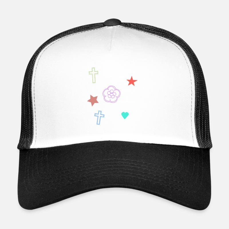 Étoile de la Fleur Croix Casquette trucker 
