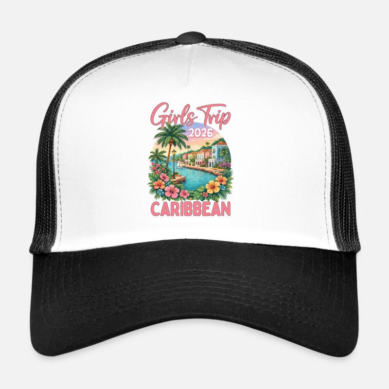 Voyage filles dans les Caraïbes 2026 Casquette trucker 