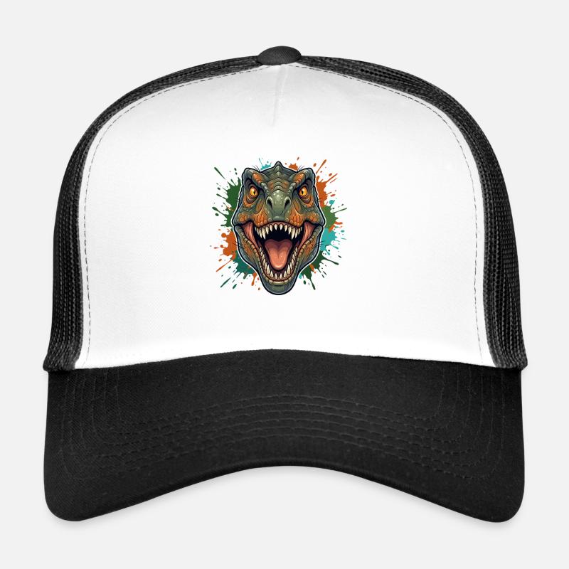 Dino-Roar: Farbenexplosion Trucker Cap