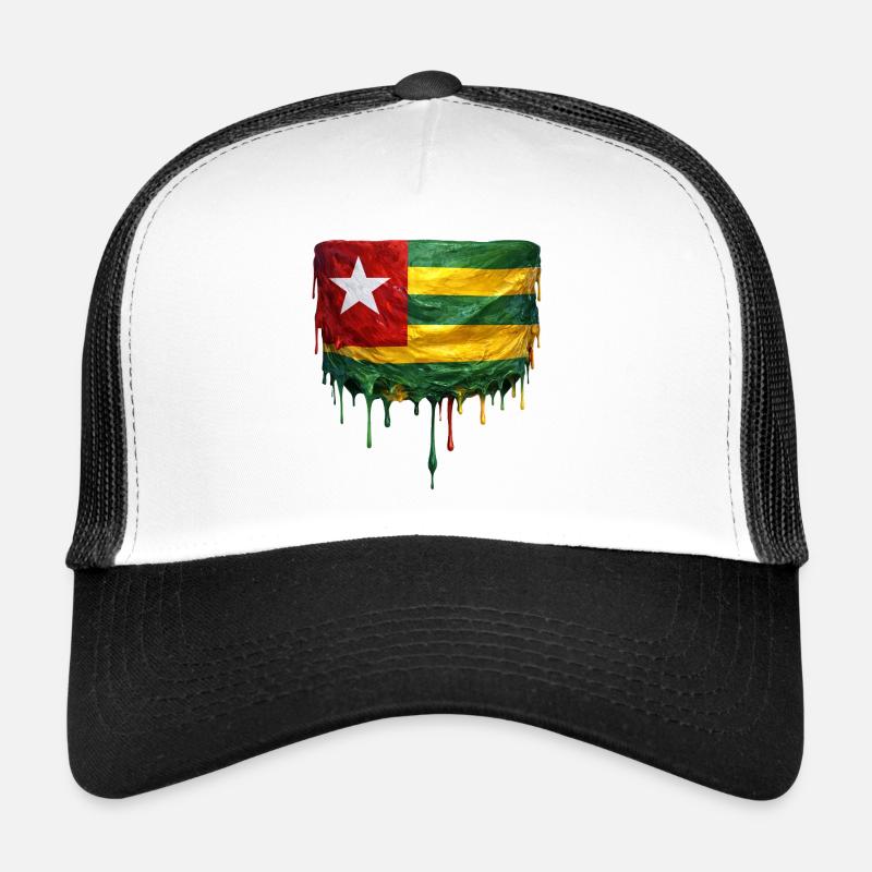 Art de la chute du drapeau du Togo Casquette trucker 