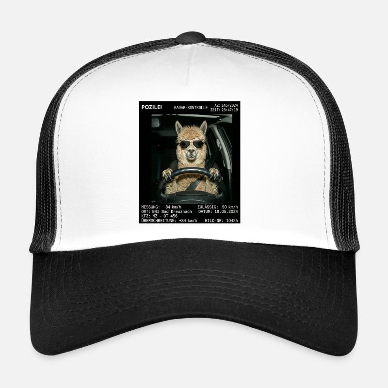 Alpaka Geblitzt Trucker Cap