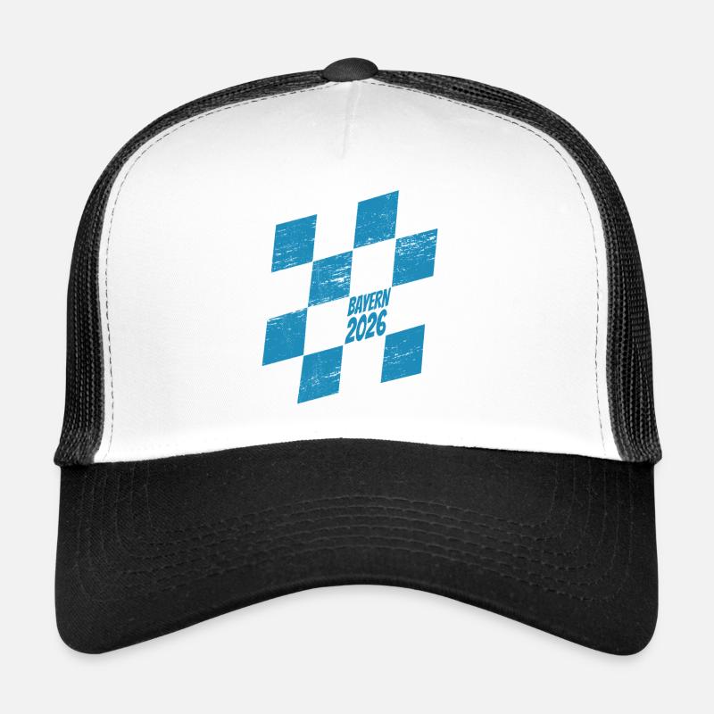 Bayern 2026 diamonds blue white Trucker Cap