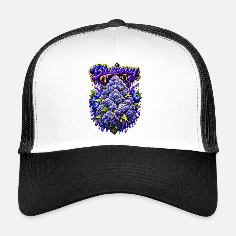 Graffiti classique aux myrtilles Casquette trucker 