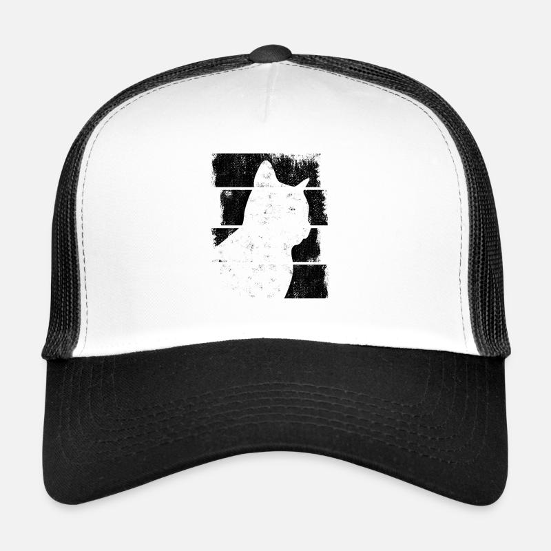 Dessin de chat Casquette trucker 