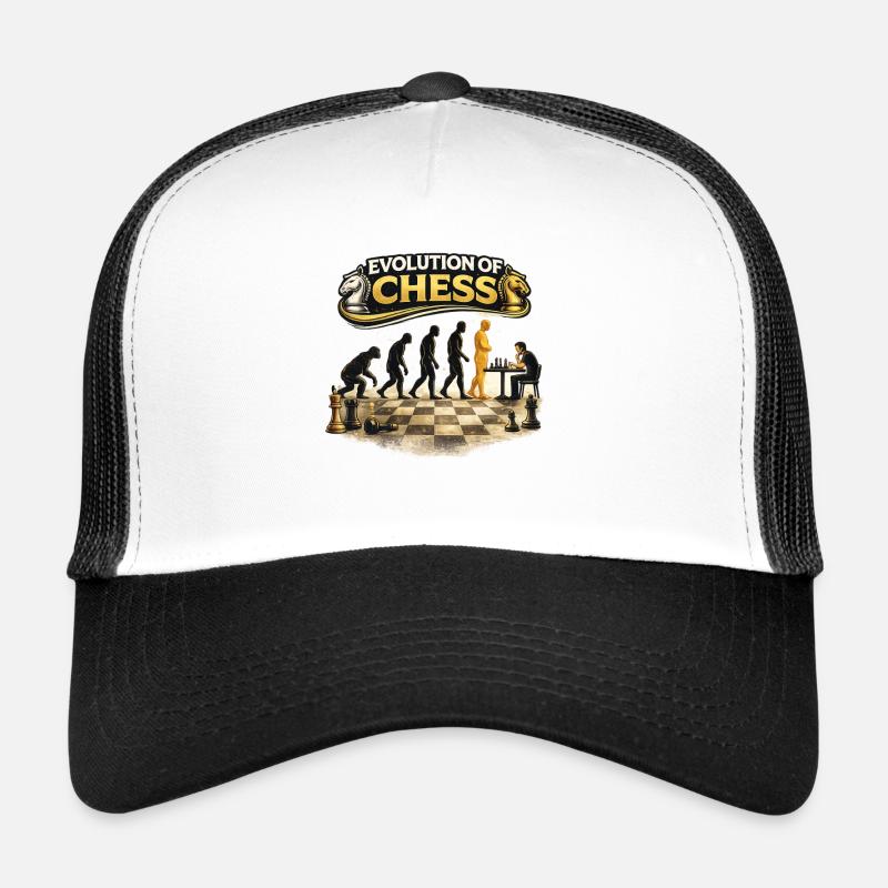 Evolution of chess Trucker Cap