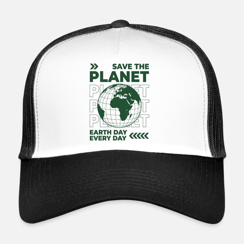 Save The Planet Shirt Earth Day Umwelt Trucker Cap