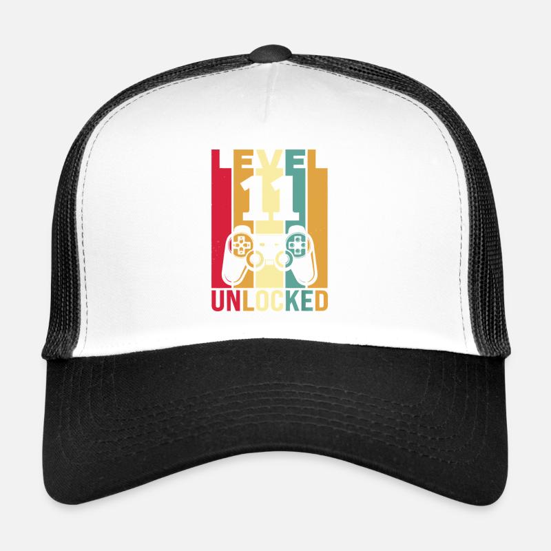 Contrôleur rétro débloqué Level Up Casquette trucker 