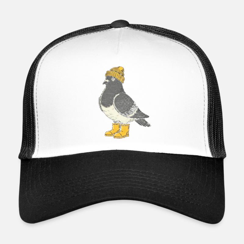 Penguin with hat and boots Trucker Cap