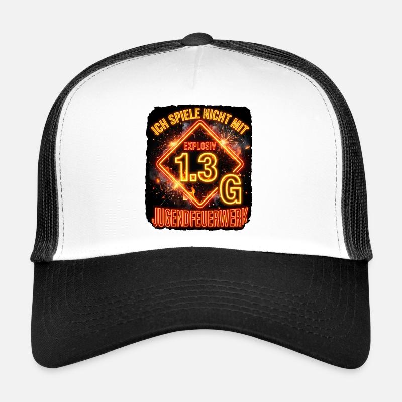 Pyro Explosiv Gefahrgut Trucker Cap