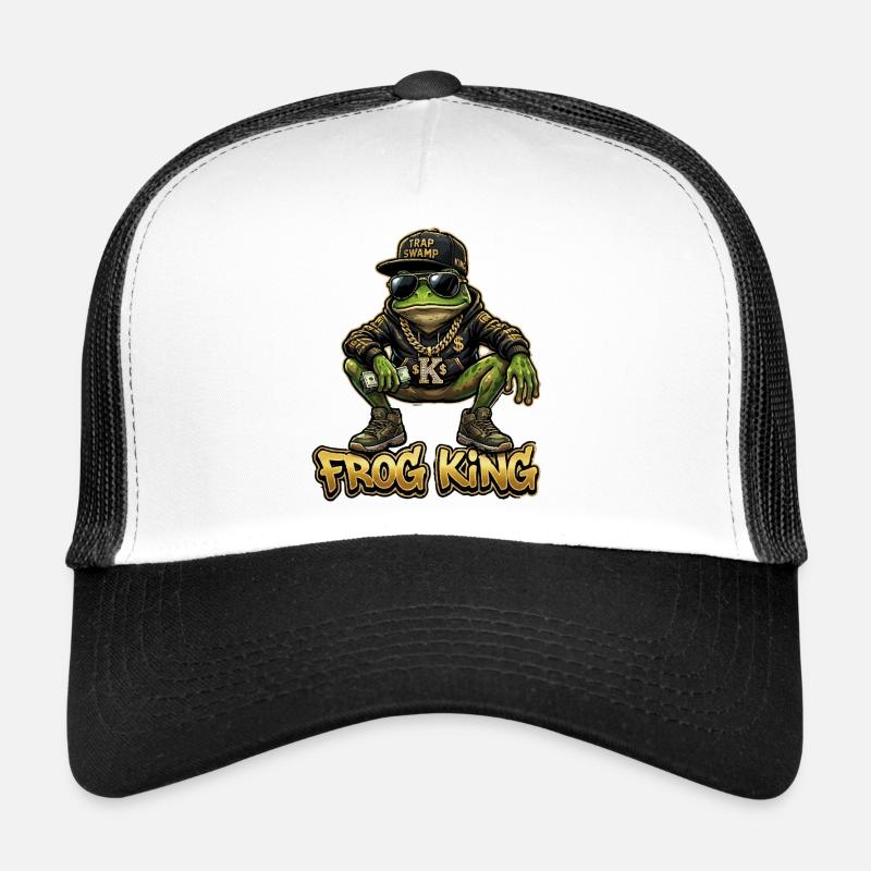 Froschkönig Gangster-Stadtkleidung Trucker Cap