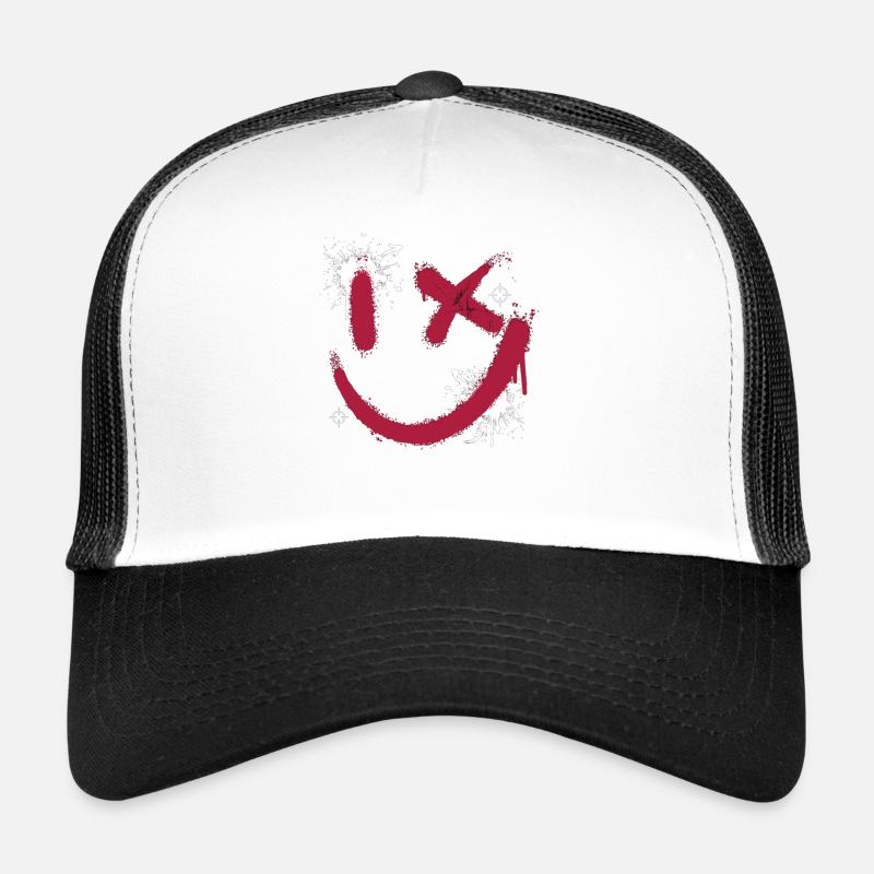 Graffiti Skull Street Art Spray Trucker Cap