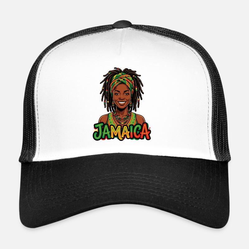 Jamaikanisches Mädchen Trucker Cap