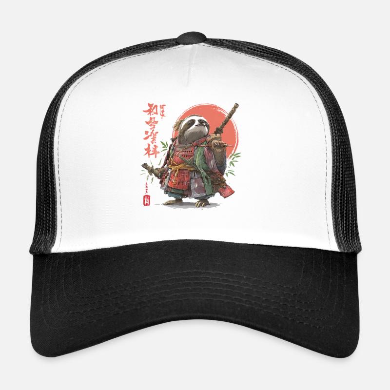 Sloth Samurai Warrior Trucker Cap