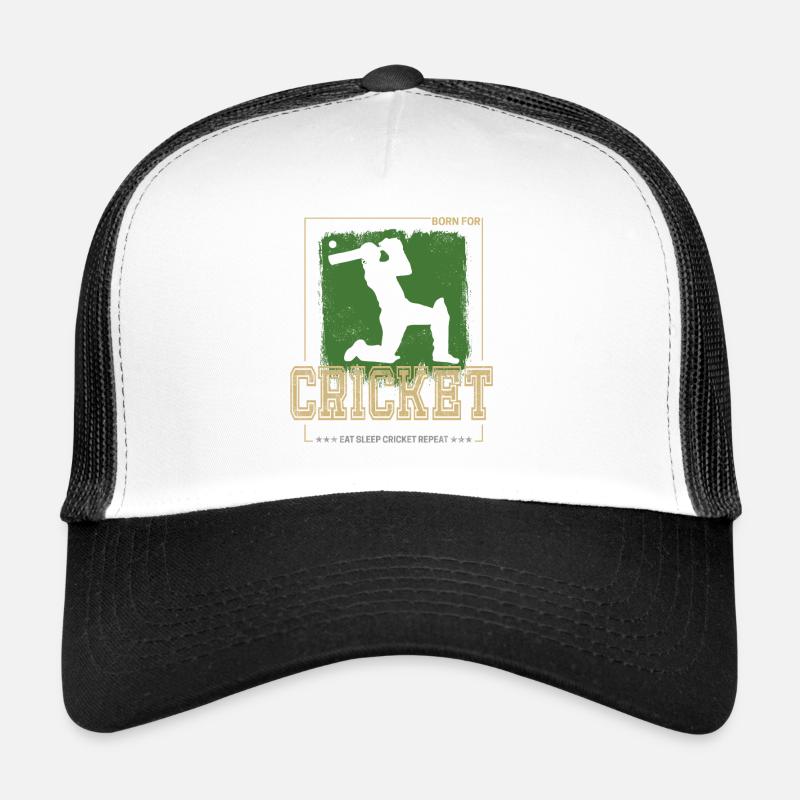 Cricket Batsman Design for Pitcher or Coach Trucker Cap
