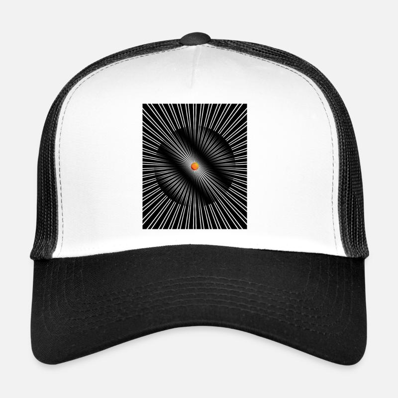 Centre néon spirale Sun Wheel Casquette trucker 