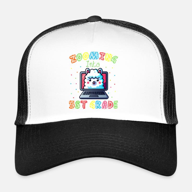 Llama Numérique Arc en Ciel Casquette trucker 
