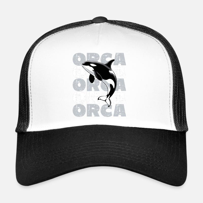  Orca Killerwal Ocean Meer Meeresleben Orca Trucker Cap