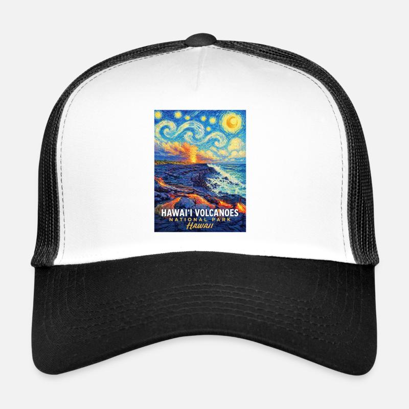 Parc national du volcan d’Hawaï Casquette trucker 