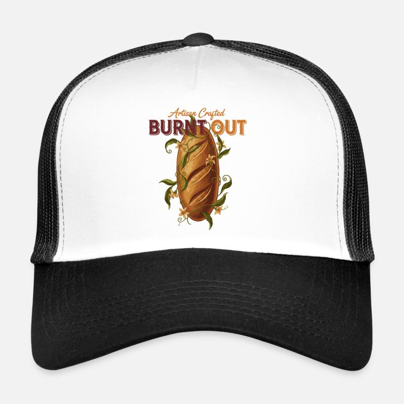 Sauerteigbrot-Backer ausgebrannter Handwerker Trucker Cap