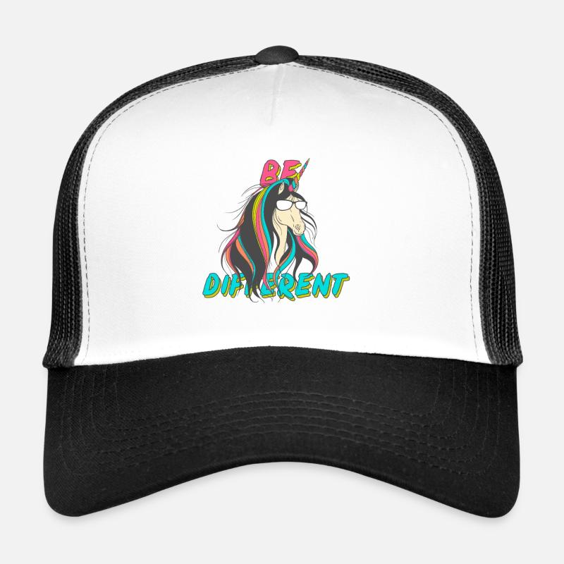 Be Different Nerd Einhorn Party Trucker Cap