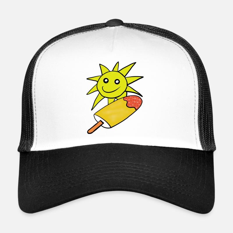 Sommer Sonne Eis Eiskrem Sommerzeit Trucker Cap