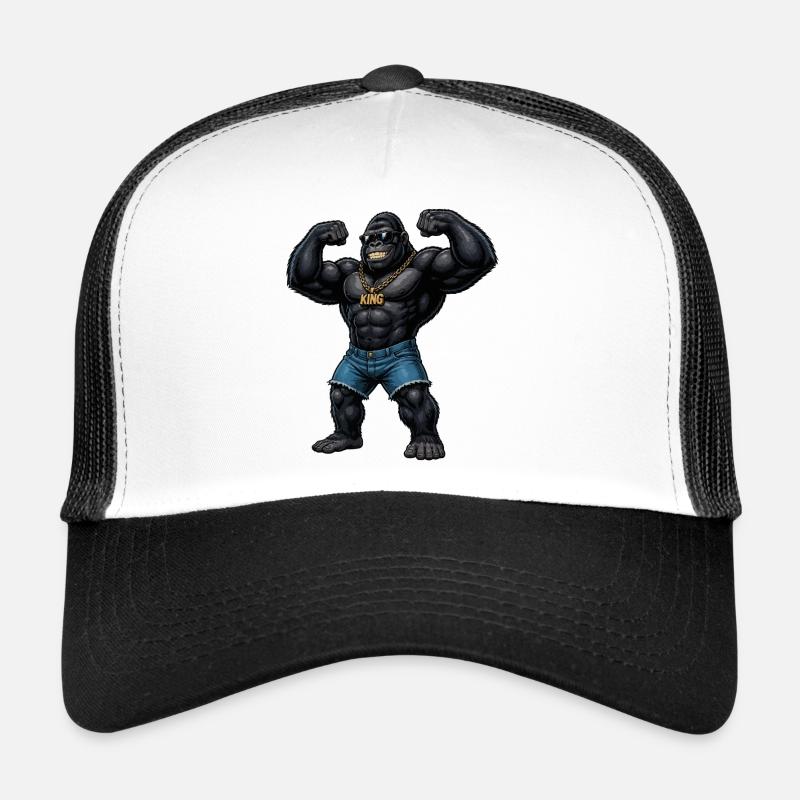 King Gorilla Bling Trucker Cap